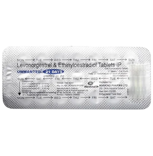 mankind unwanted tablet 21's